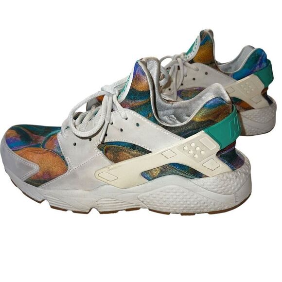 Nike Air Mens 11 Huarache Run Print Alternate Galaxy Running Shoes Sneakers - Picture 4 of 10